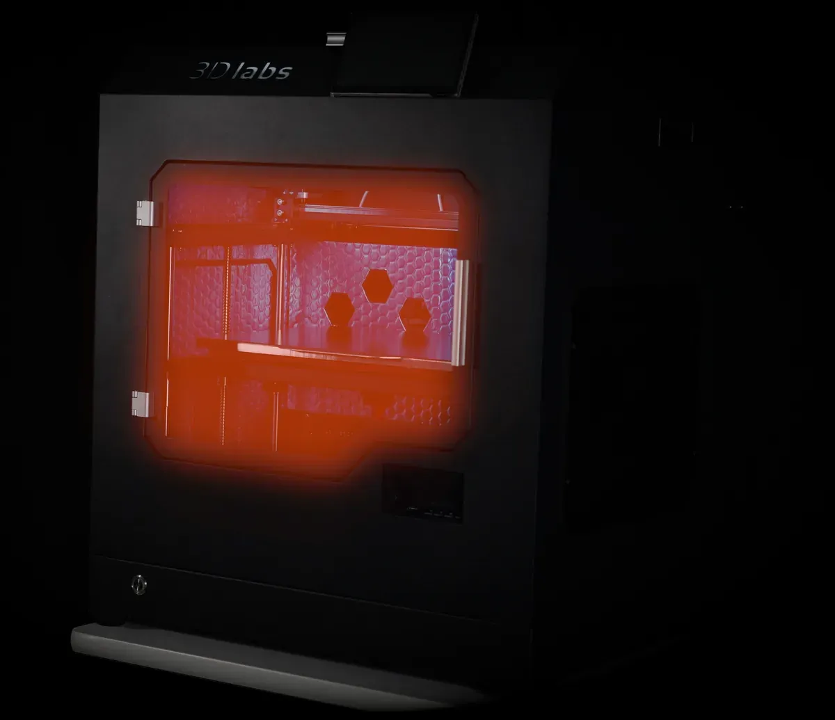 3D Labs HTX heated build chamber